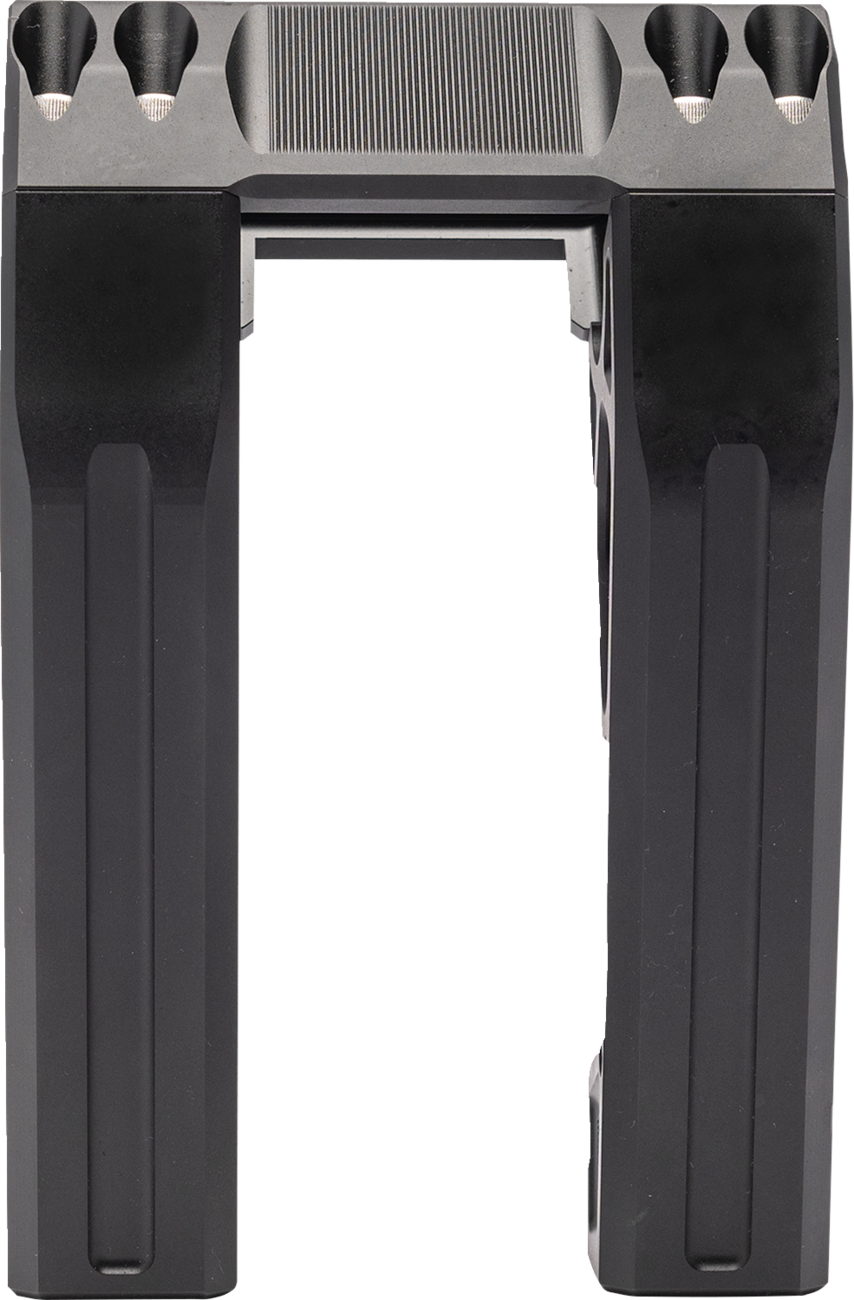 Fastback Risers - 6" - Black