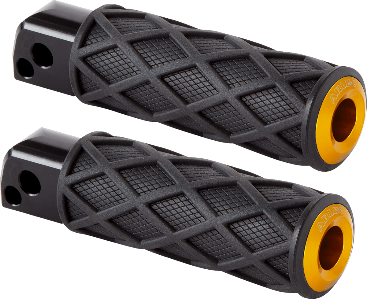 Diamond Foot Pegs - Passenger - Gold