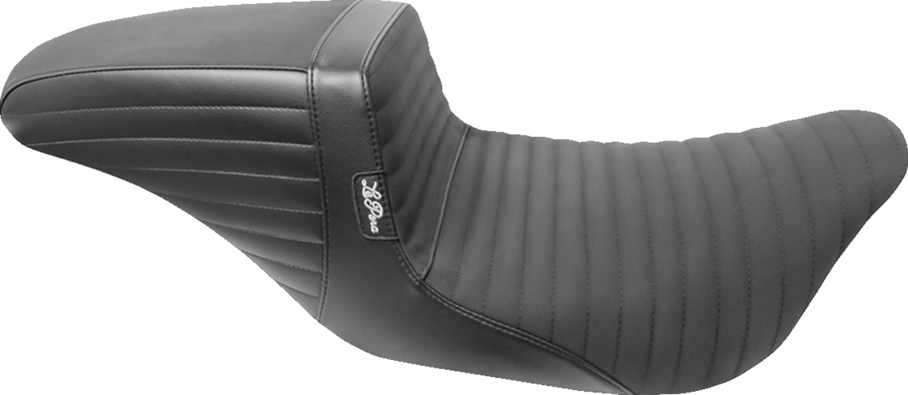 Kickflip Daddy Long Legs Seat - Pleated W/ Gripp Tape - Black - FL '08-'23