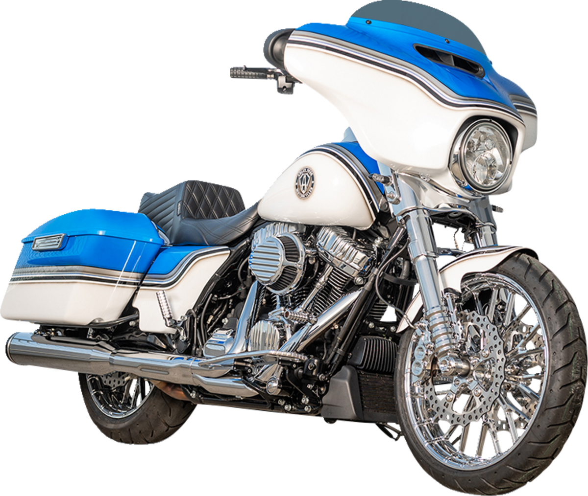 Fork Legs - 49 MM - Chrome - For Factory Brake Caliper