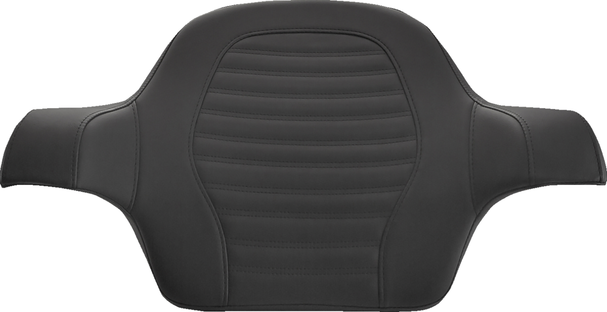 Tour-Pak® Backrest Pad - Slim - Roll &amp; Pleat - Black - FL '14-'23