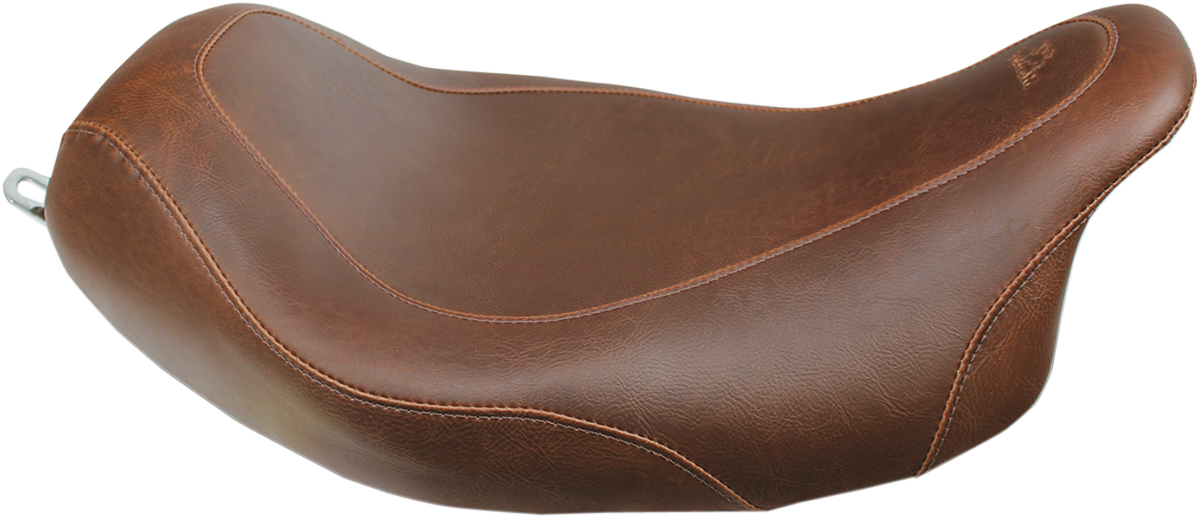 Seat - Wide Tripper™ Solo - Without Backrest - Smooth - Brown - FL '08-'25