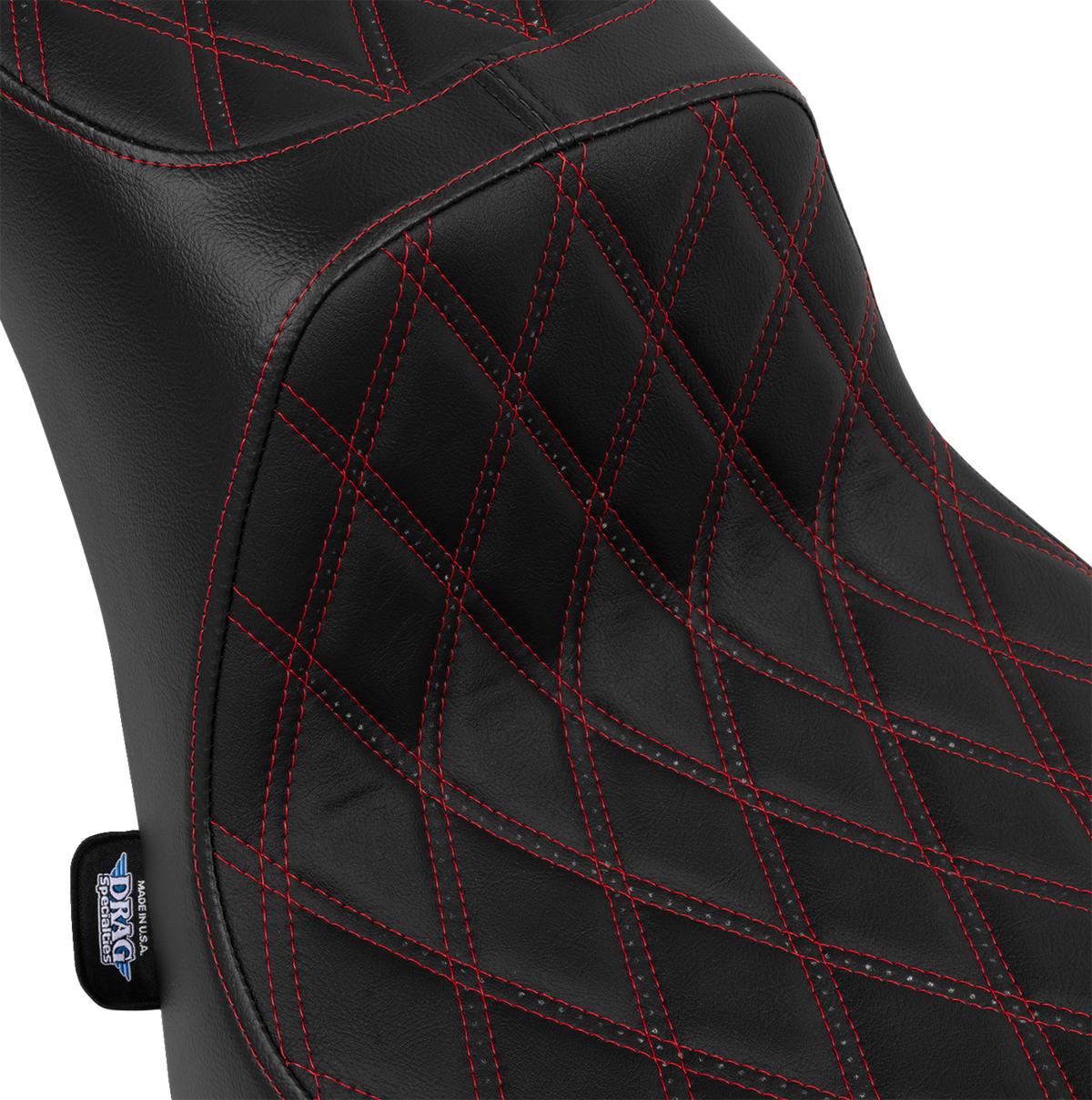 Performance Predator 2-Up Seat - Vinyl - Double Diamond - Red Thread - FL '00-'17
