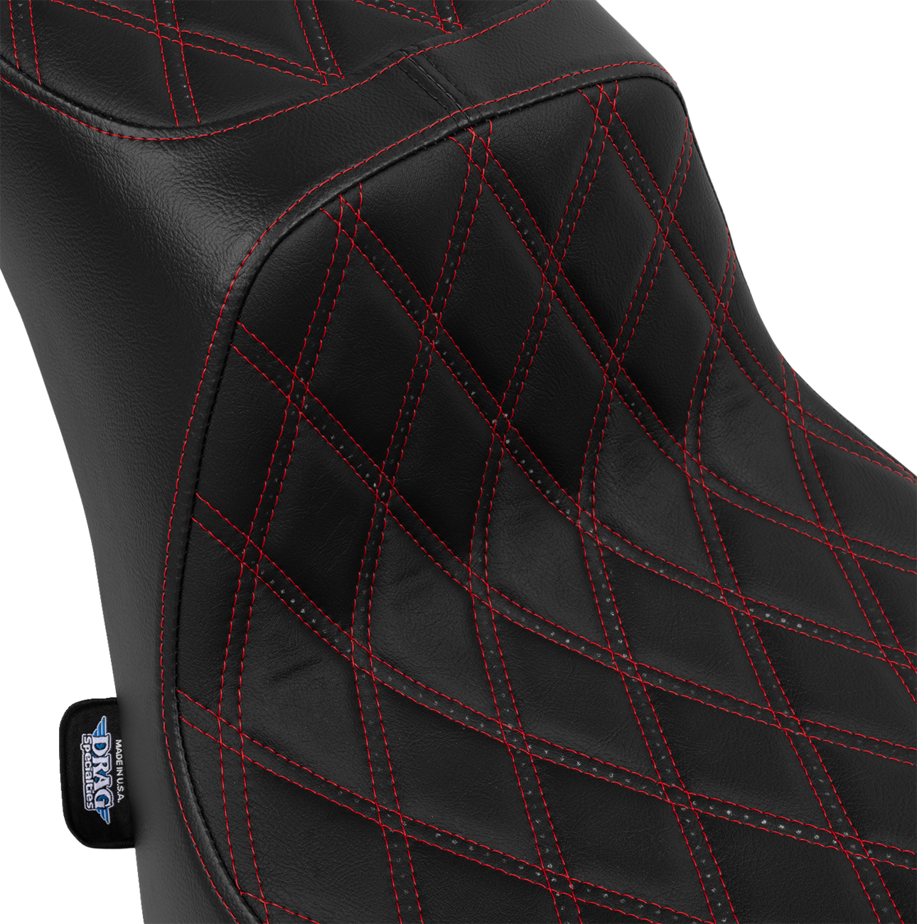 Performance Predator 2-Up Seat - Vinyl - Double Diamond - Red Thread - FL '00-'17