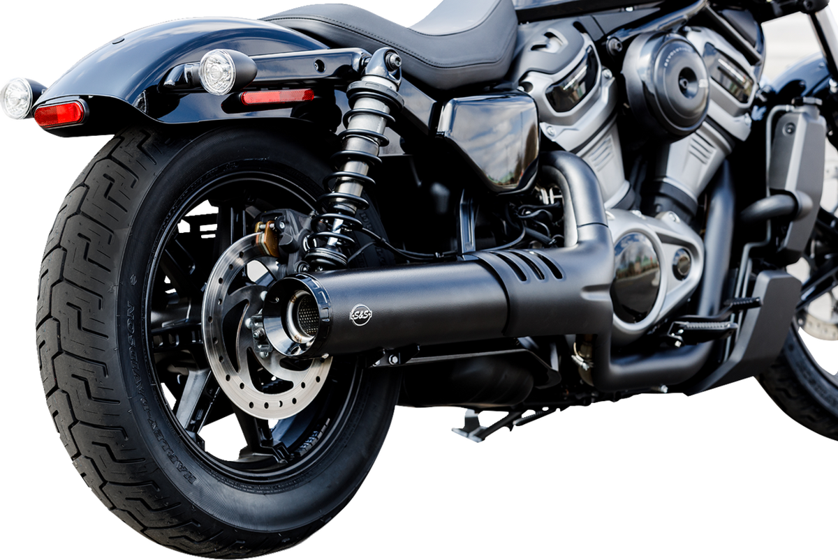 4-1/2" Grand National Slip-On Muffler - Black - RH975 Nightster