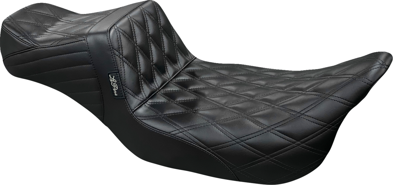 Tailwhip Daddy Long Legs Seat - Double Diamond - Black - Touring '08-'24