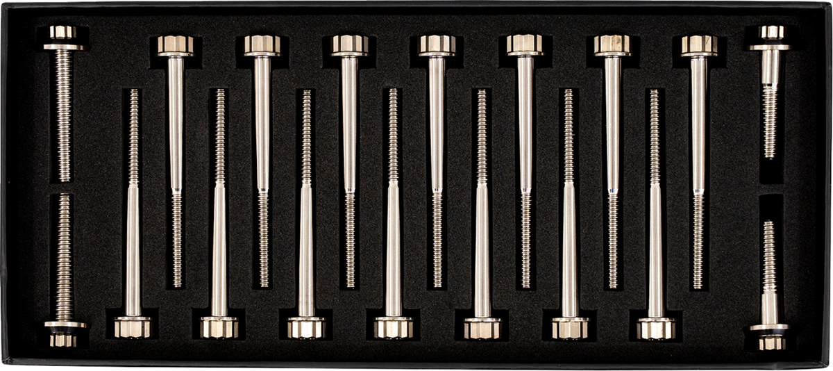 Bitchin' Bolts Hardware Kit - Titanium - M8 - Crankcase