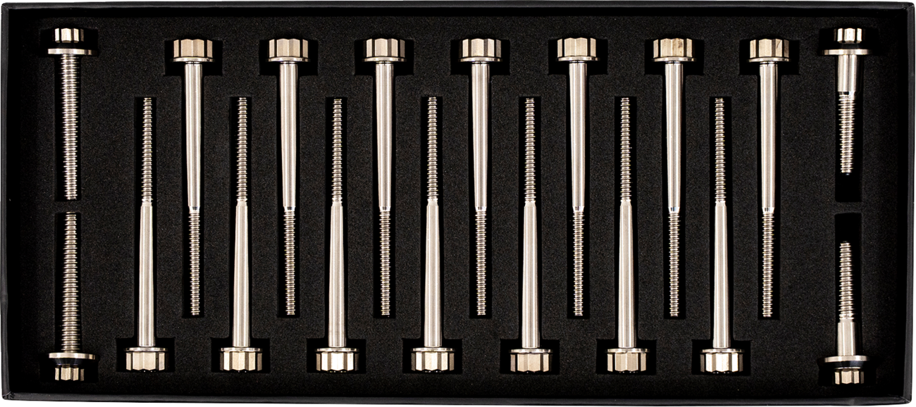 Bitchin' Bolts Hardware Kit - Titanium - M8 - Crankcase