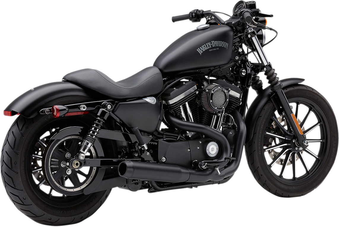 2-Into-1 El Diablo Exhaust System - Black - 3-1/2"