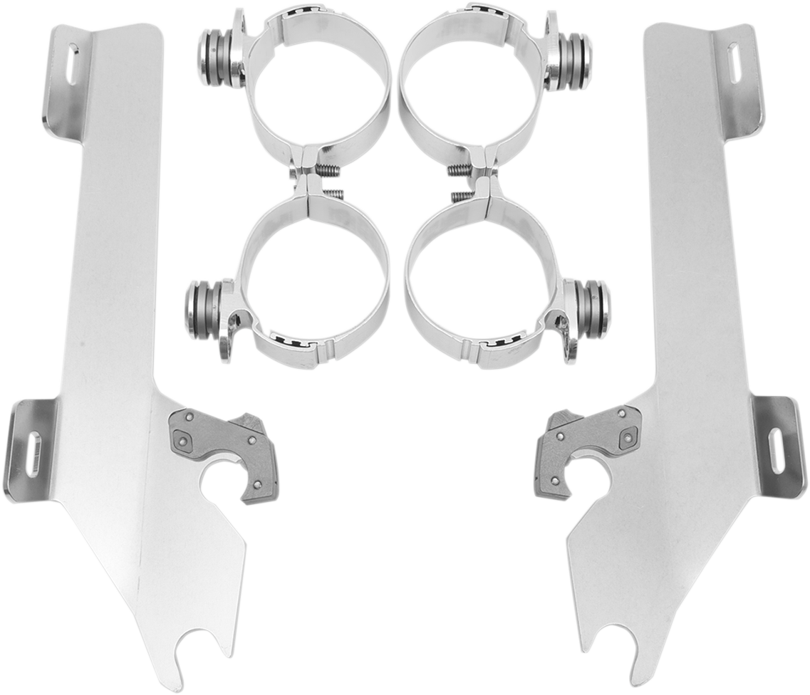 Batwing Trigger Lock Mounting Kit - VTX 1800 - Polished