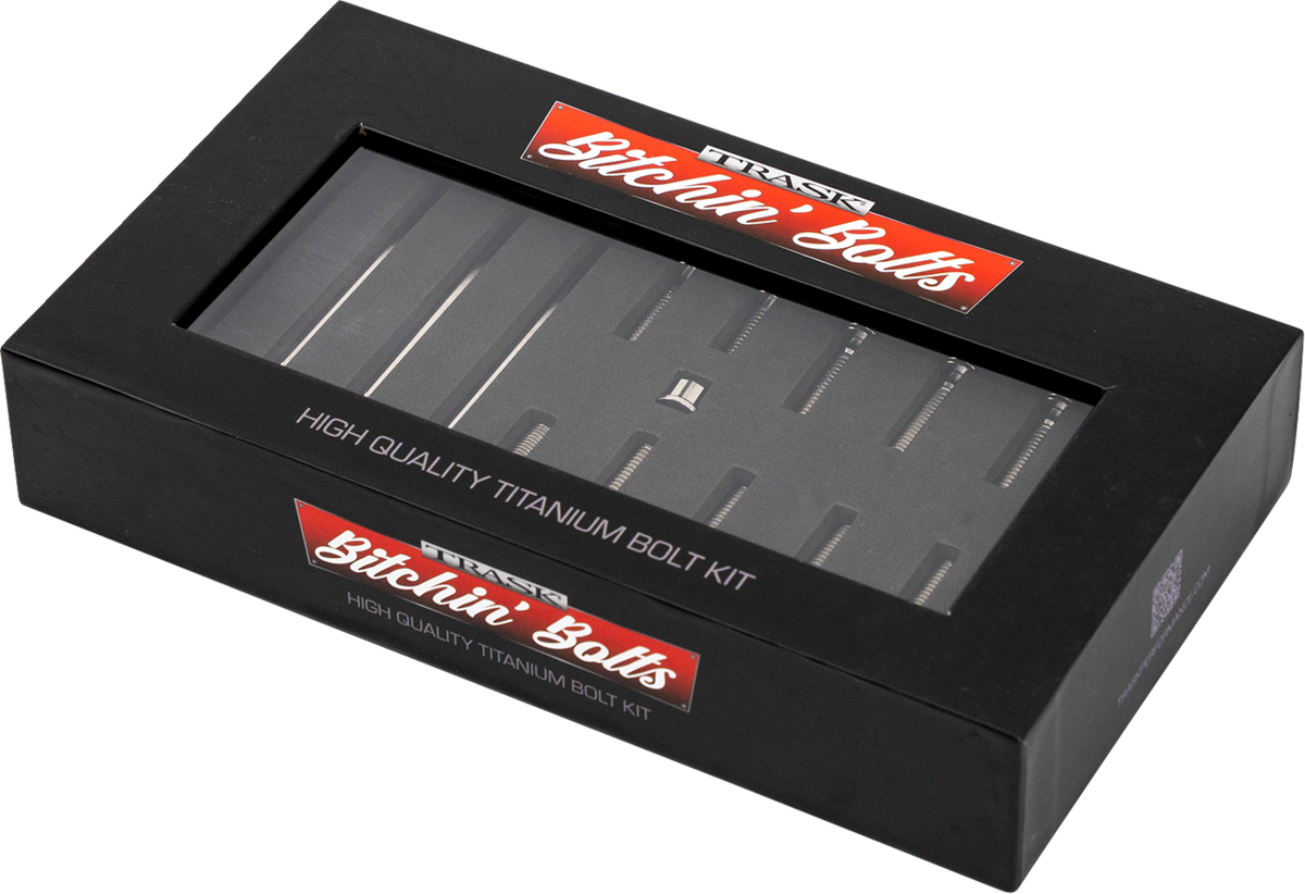 Bitchin' Bolts Hardware Kit - Titanium - M8 - Primary Cover