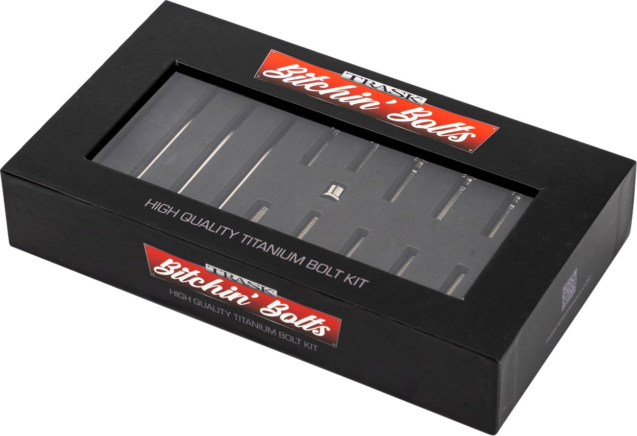 Bitchin' Bolts Hardware Kit - Titanium - M8 - Primary Cover