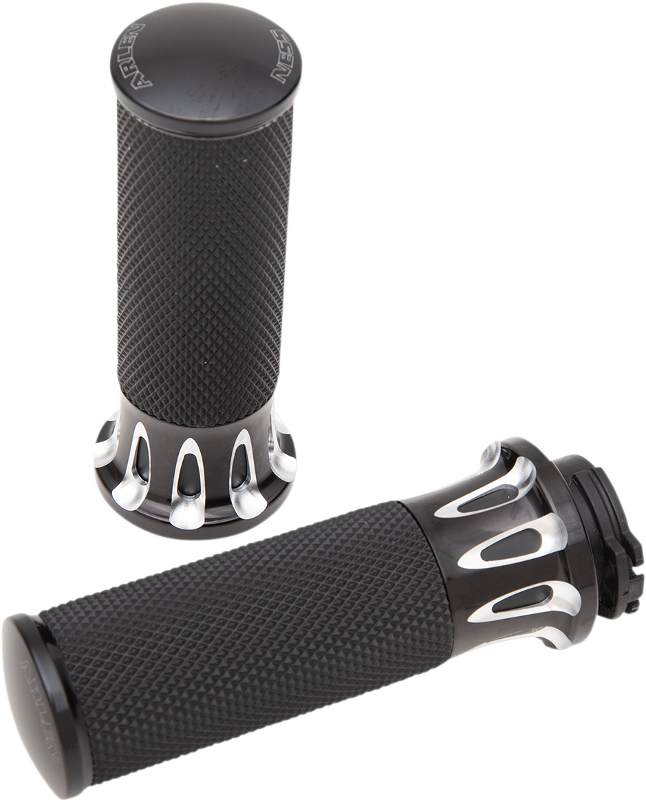 Fusion Deep Cut Grips - Cable - Black
