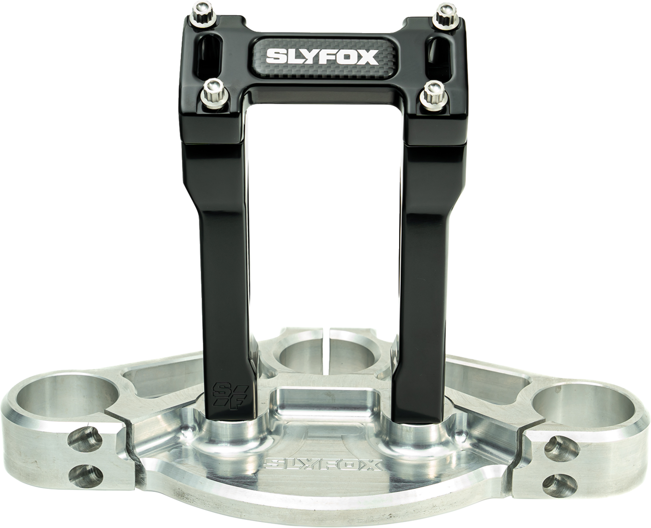 Handlebar Riser Kit - Straight - 1-1/8" Clamping - 6" Rise - Black