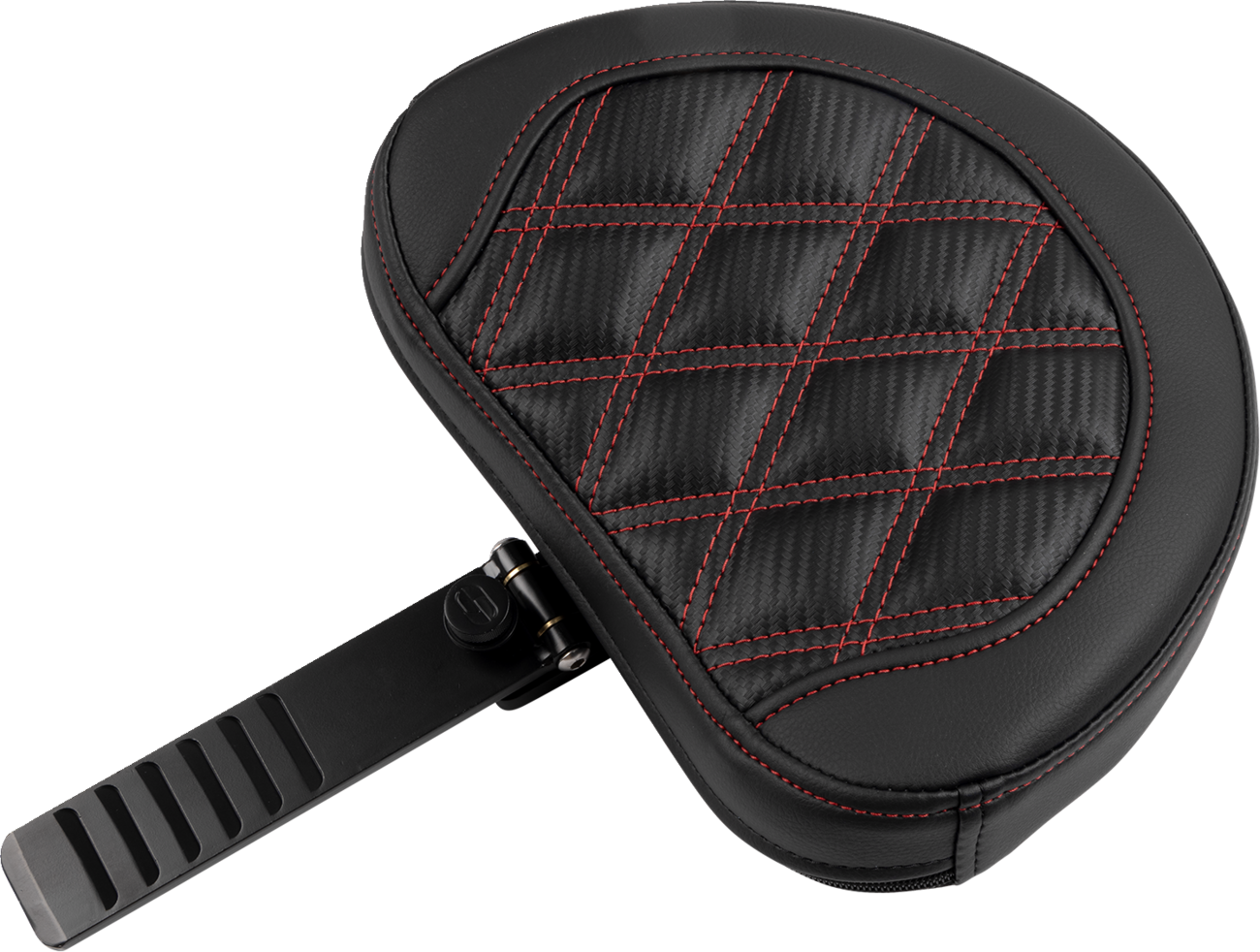 Roadsofa™ Extended Reach Seat - With Backrest - Lattice Stitch - Red Stitch - FLTR/FLHX '23-'24