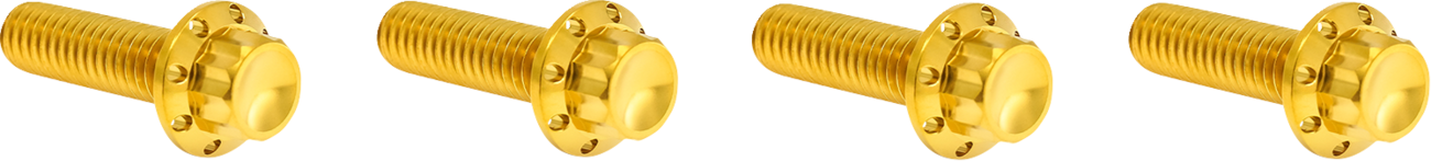 Bolt Kit - Transmission Top Cover - 12-Point - Titanium - Gold