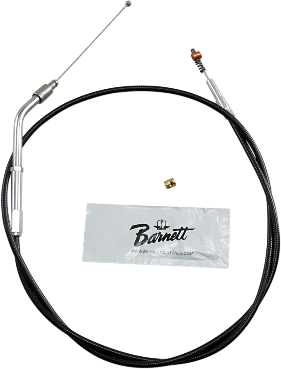 Black Vinyl Idle Cable - +6" Size - 37-1/2" Length