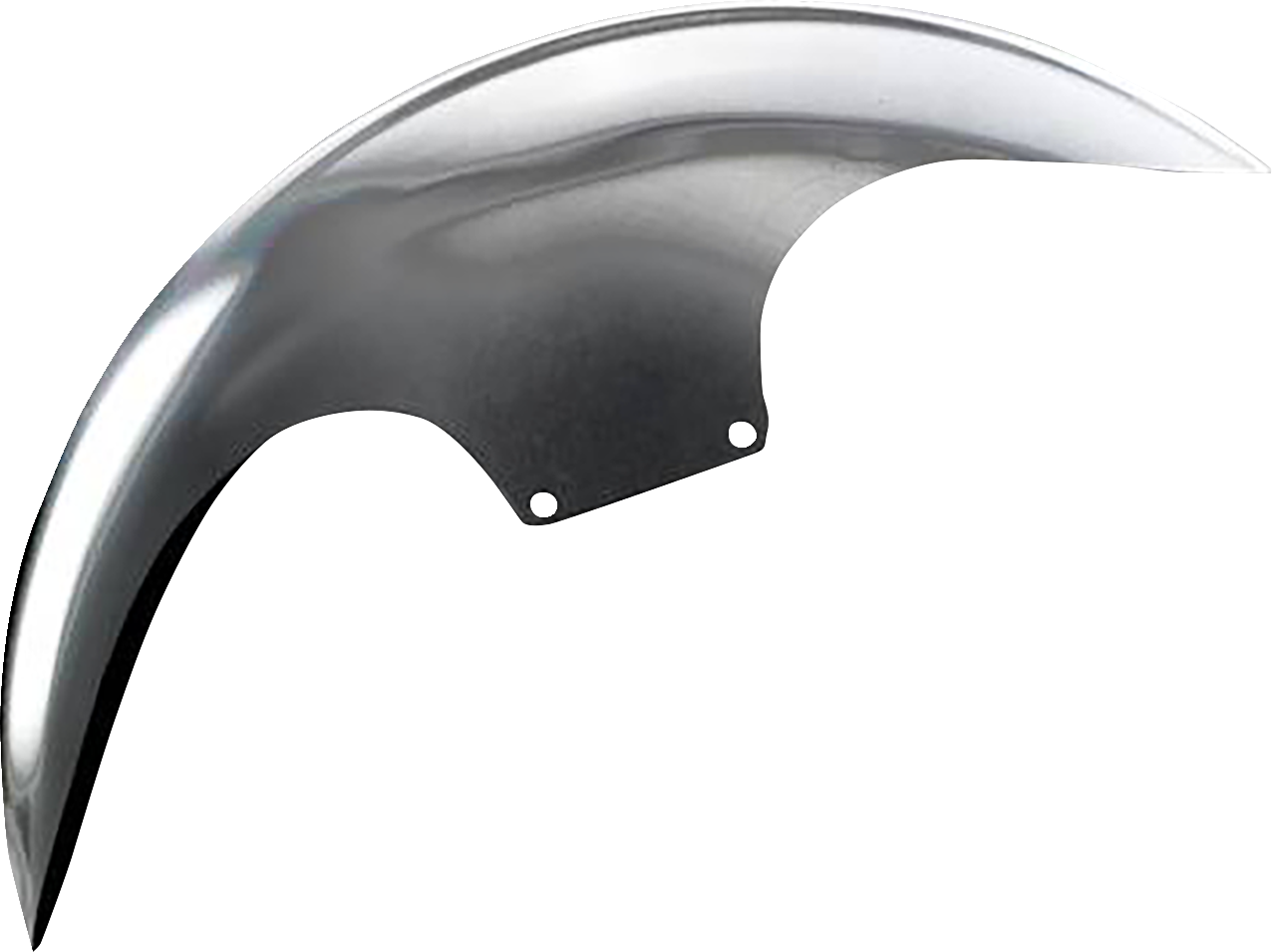 Cafe Front Fender - 21" - Chrome Adaptors