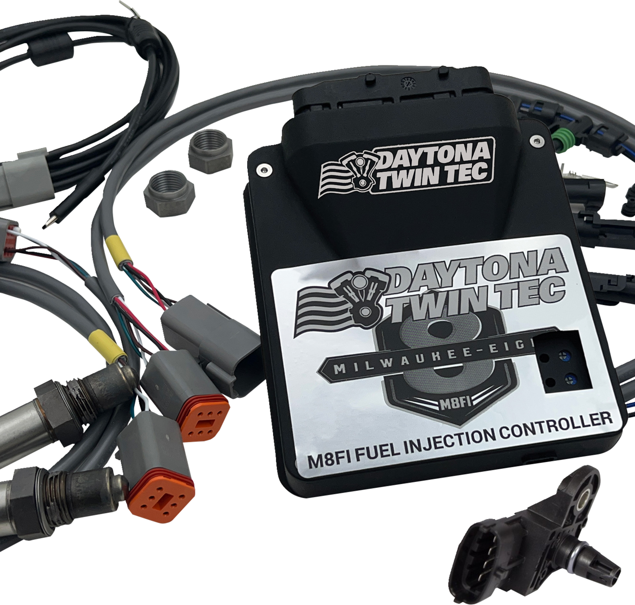 Auto-Tune Electronic Fuel Injection Control Module Kit With 2 BAR Manifold - M8 Softail