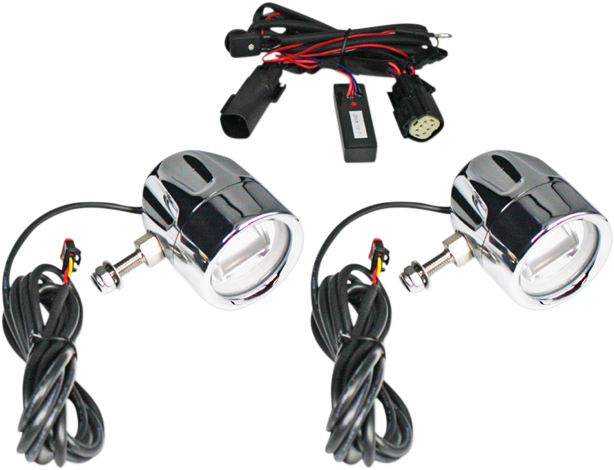 Fog Light - Chrome - Clear Lens
