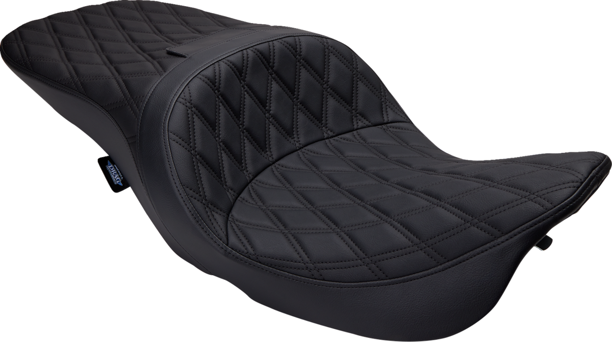 Freedom Seat - Vinyl - Double Diamond Black Stitch - FLH '97-'07