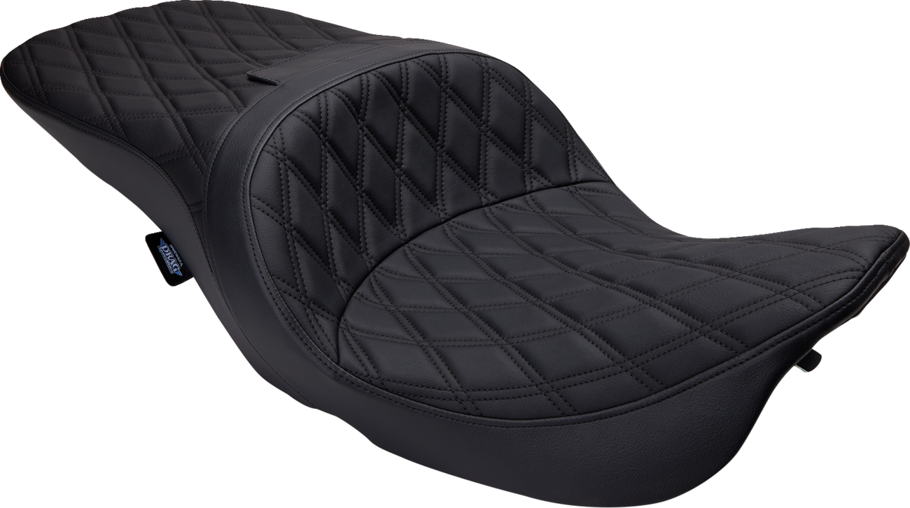 Freedom Seat - Vinyl - Double Diamond Black Stitch - FLH '97-'07