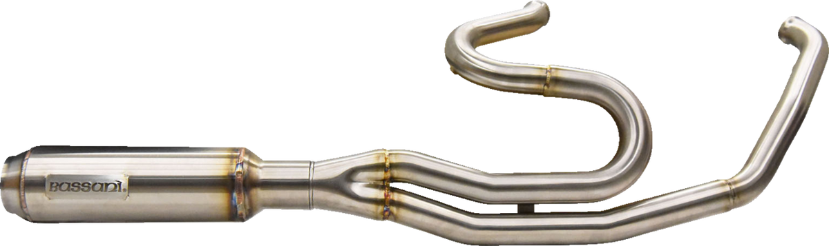 2-Into-1 Mid-Length Super Bike Exhaust System - Stainless Steel
