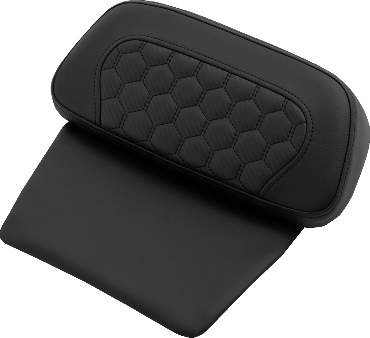 Chopped Tour Pak Pad - Honeycomb - Black Stitching - FLH/FLT '14-'24