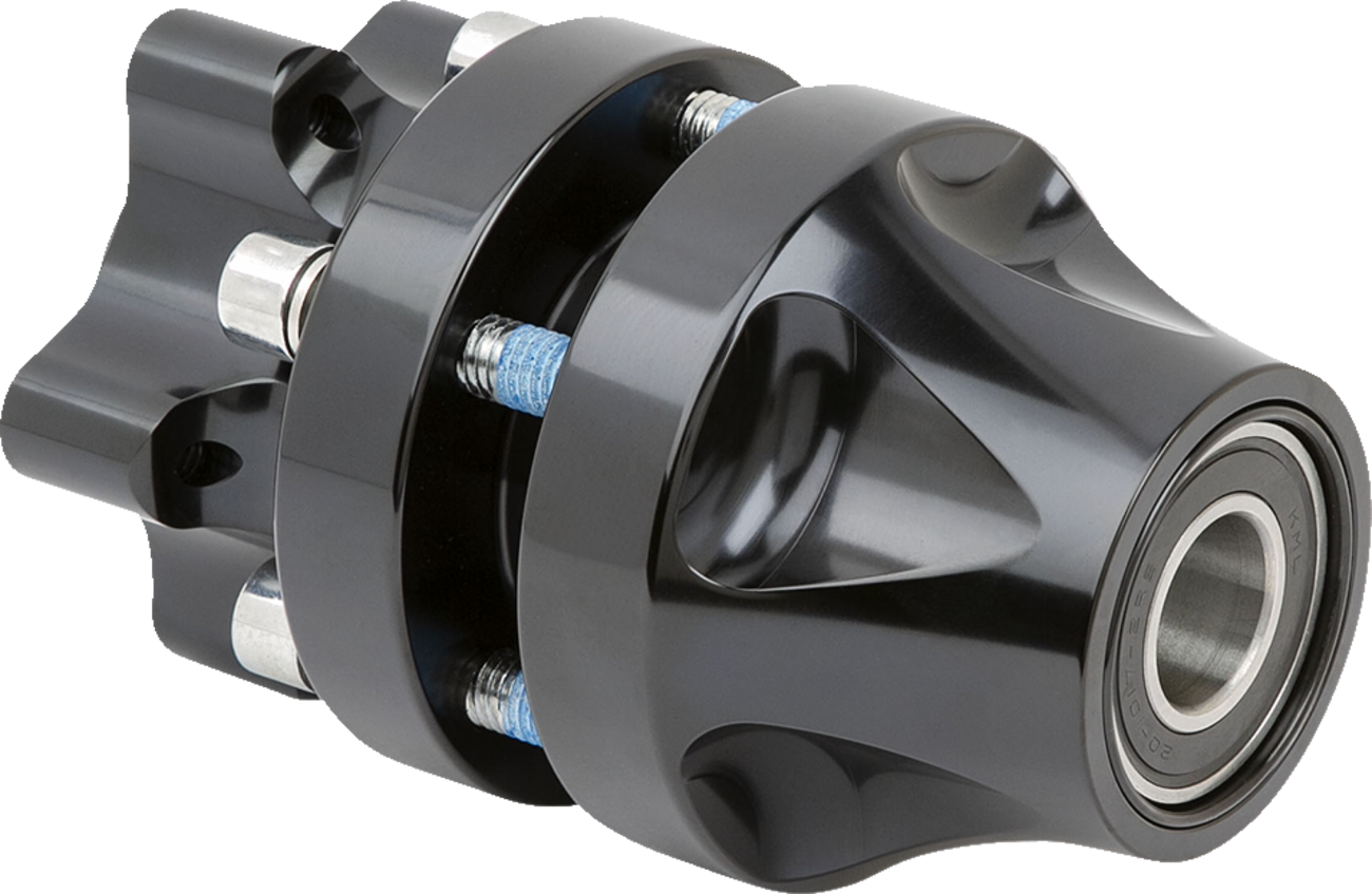 Hub - Cartridge - Front/Single Disc - Black - Softail Standard/Street Bob