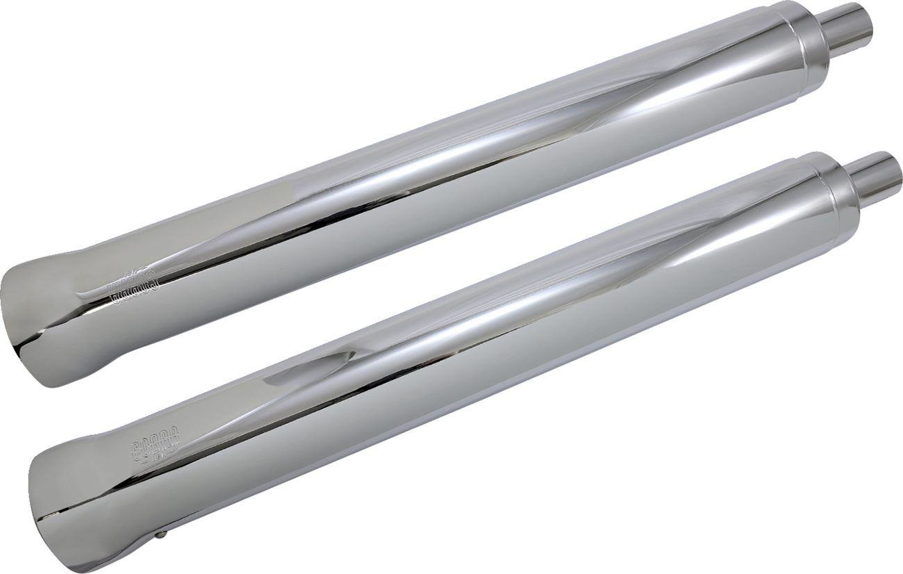 Neighbor Hater Series Mufflers - Chrome - Roadmaster/Chief/Vintage