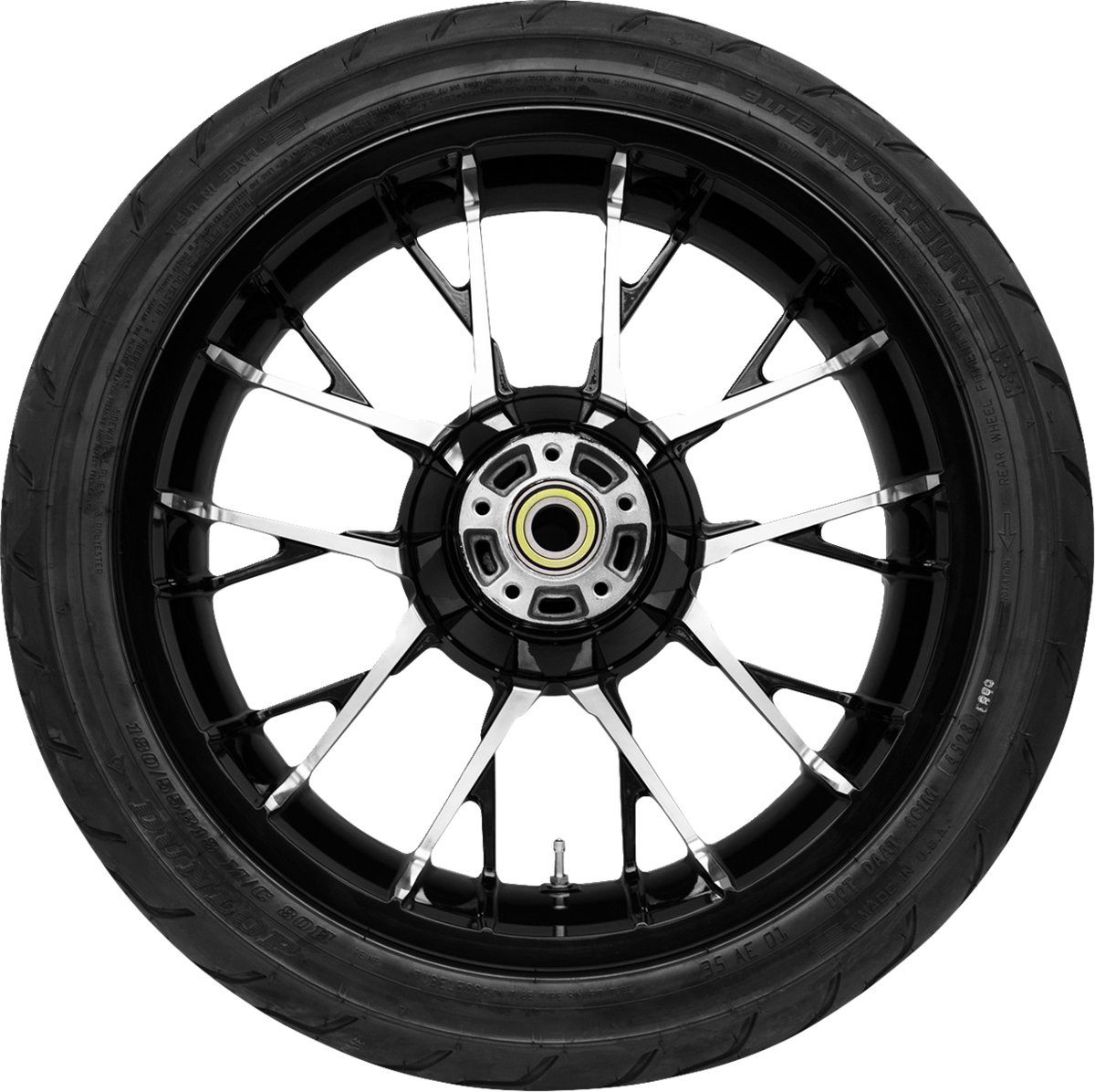 Marlin Rear Wheel - Black Cut (18") | Dunlop Tire (180/55b18)