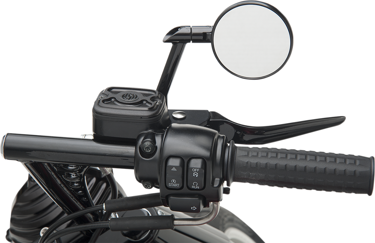 Mirror - Vision - Side View - Round - Black/Contrast Cut - Left/Right