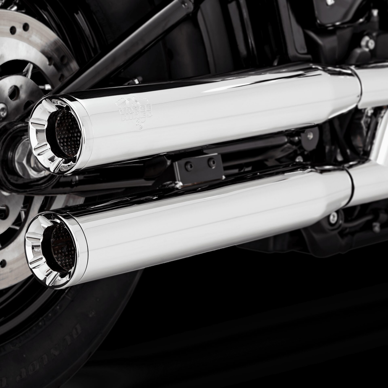 Eliminator 300 Slip-On Mufflers - Chrome