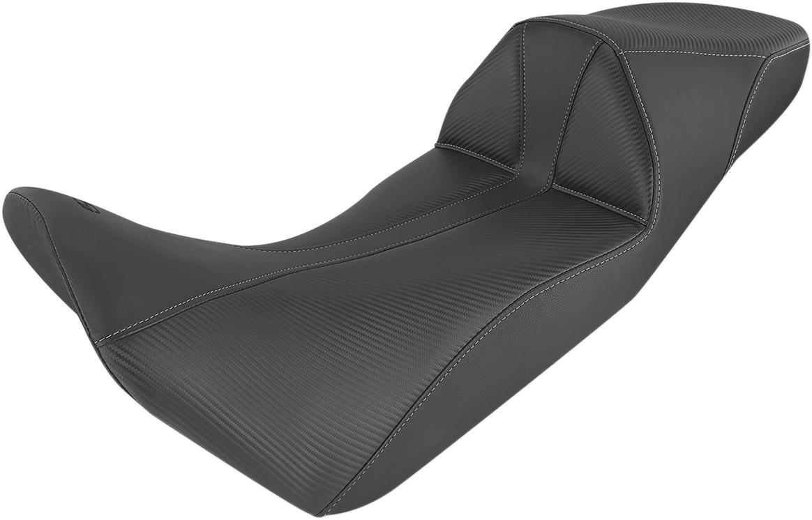 Adventure Tour Seat - One-Piece - Low - Stitched - Black - Africa Twin