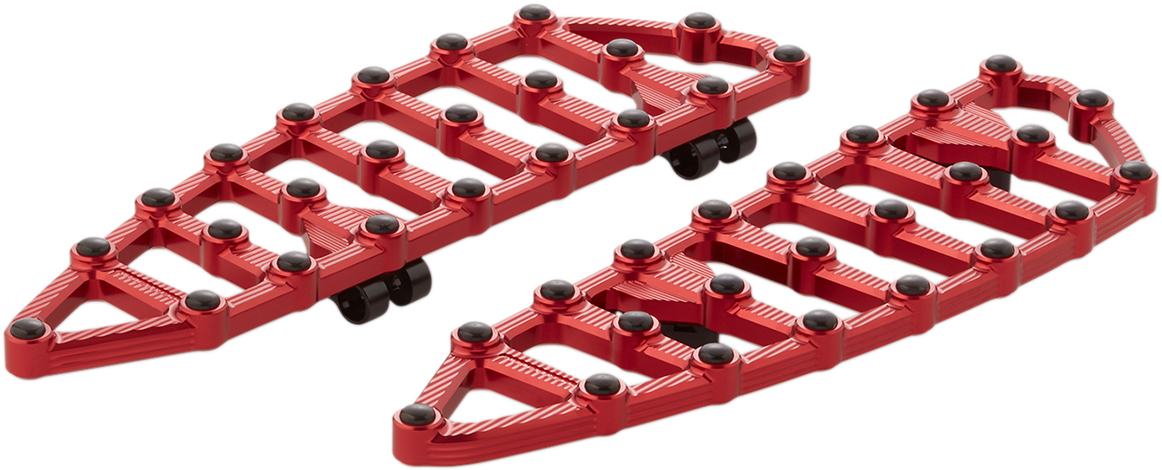 MX Driver Floorboards - Red