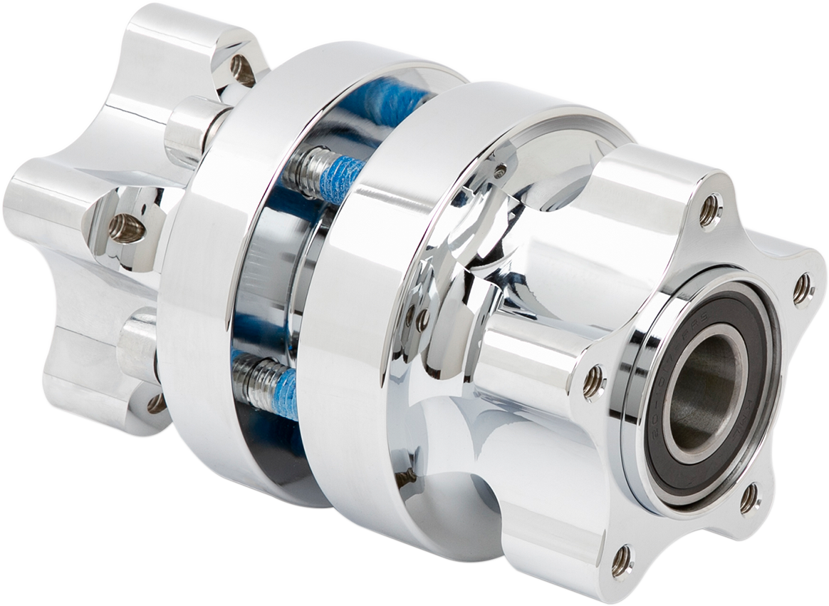 Hub - Cartridge - Front/Dual Disc - Chrome - '08-'25 Touring/Trike