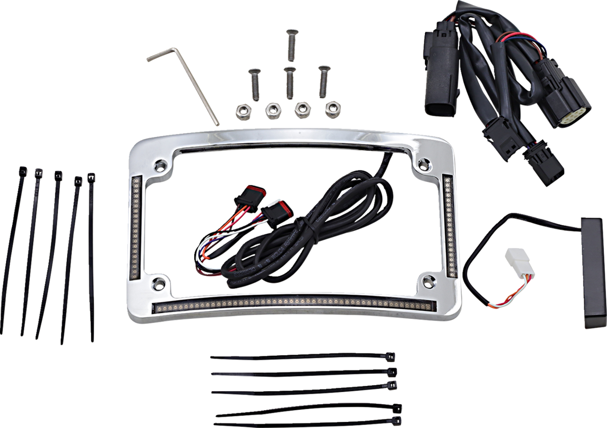 Radius License Plate Frame - Chrome