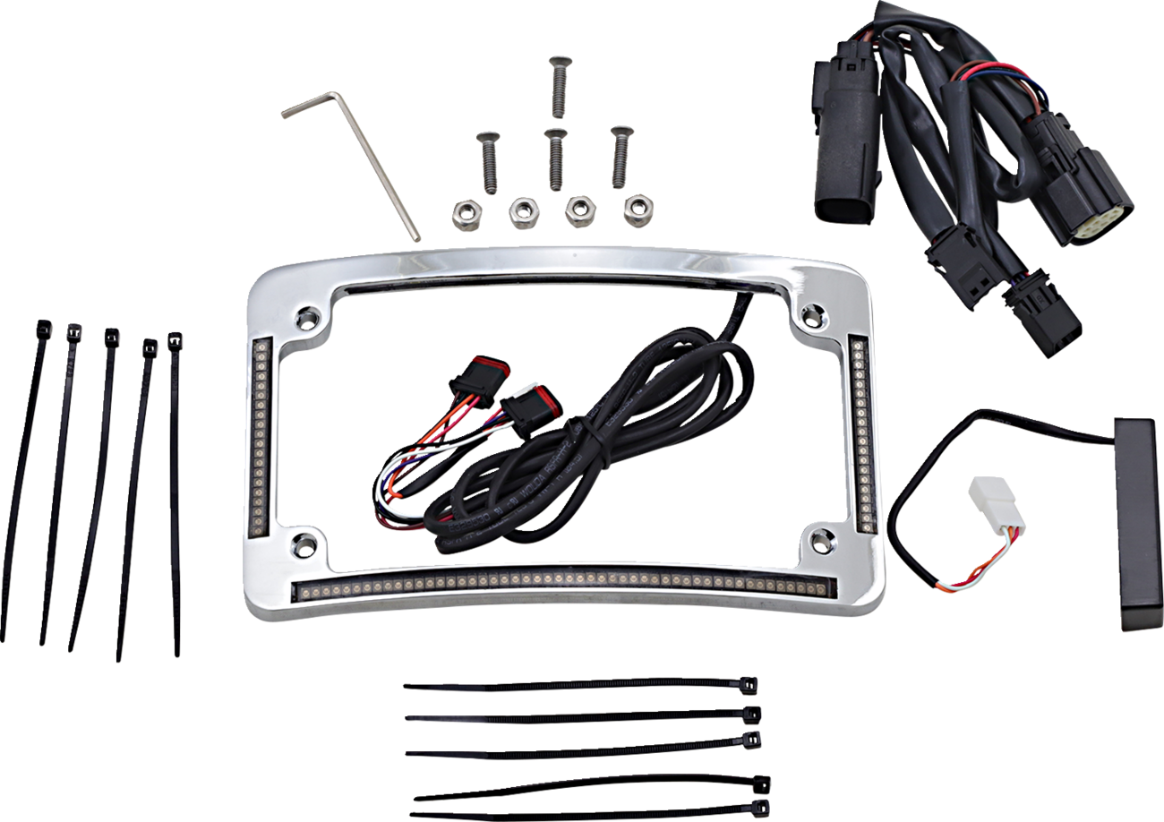 Radius License Plate Frame - Chrome