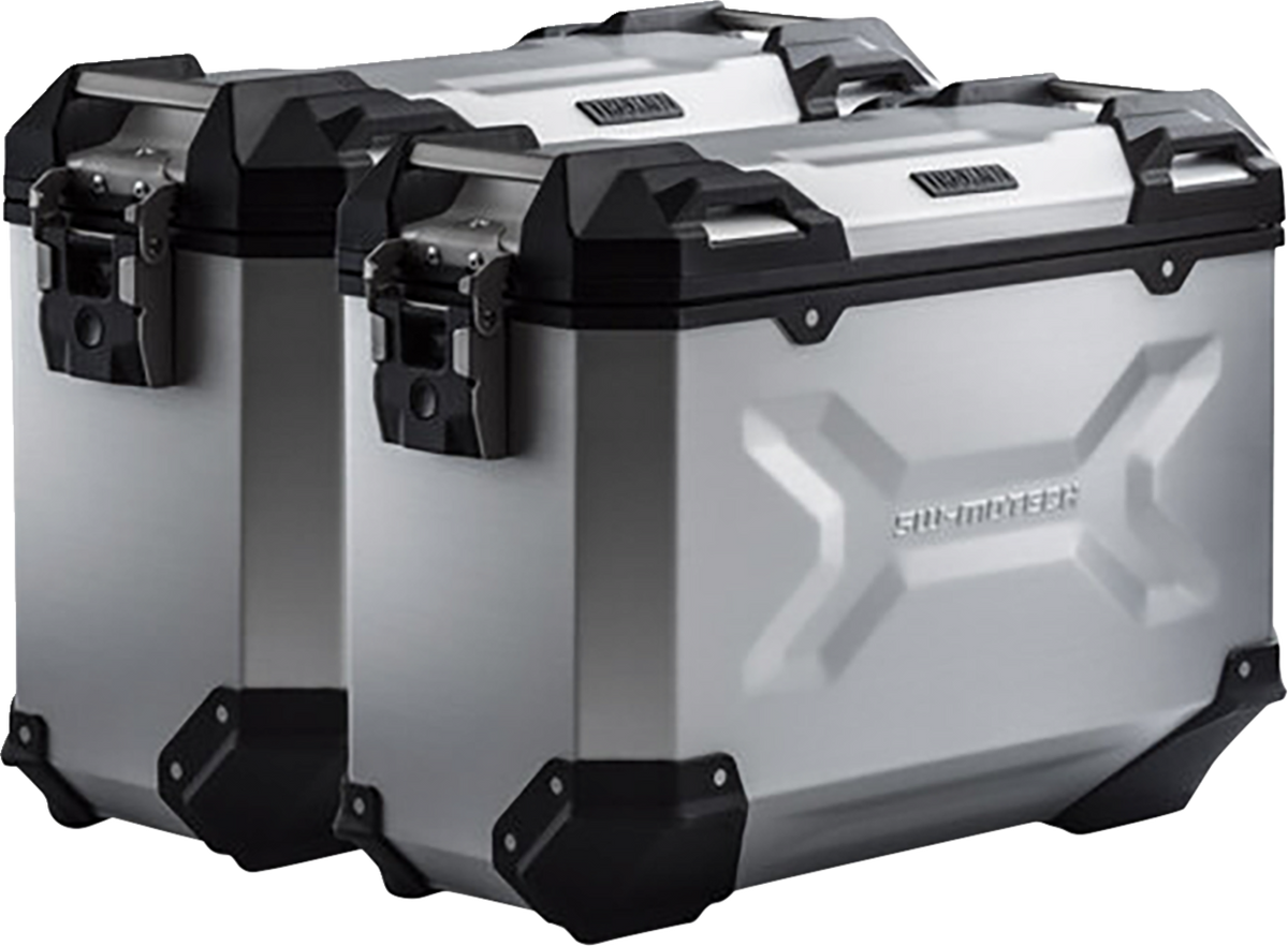 TRAX ADV Aluminum Case System - Silver - Yamaha Tracer 9 GT '21-'24