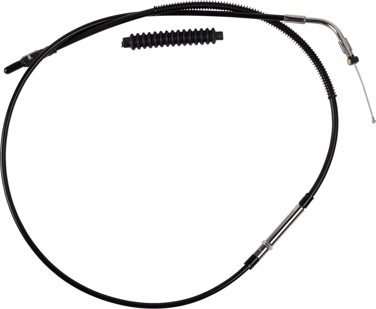 High-Efficiency Black Vinyl Clutch Cable - Standard Size