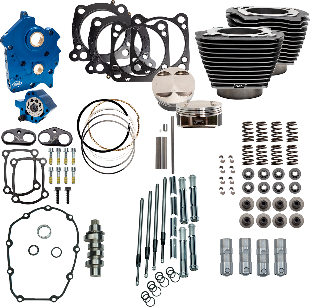 Power Pack - 4.500" Stroke - Water Cooled - Black Granite W/Highlights - M8