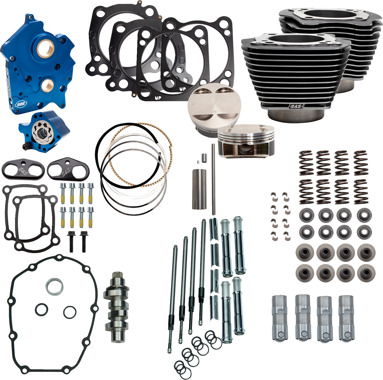 Power Pack - 4.500" Stroke - Water Cooled - Black Granite W/Highlights - M8