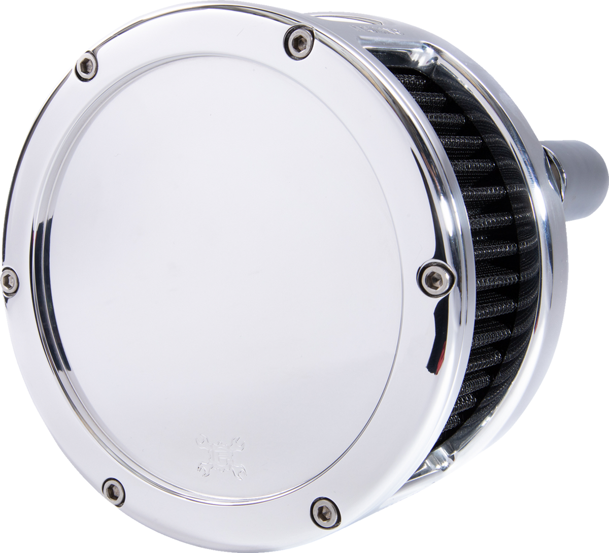 BA Series Air Cleaner Kit - Chrome - Black Filter