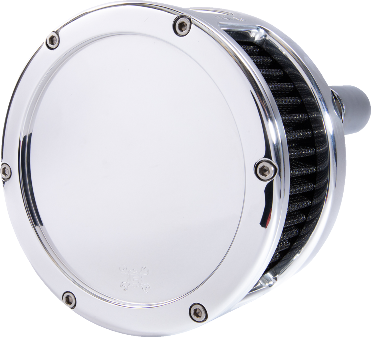 BA Series Air Cleaner Kit - Chrome - Black Filter