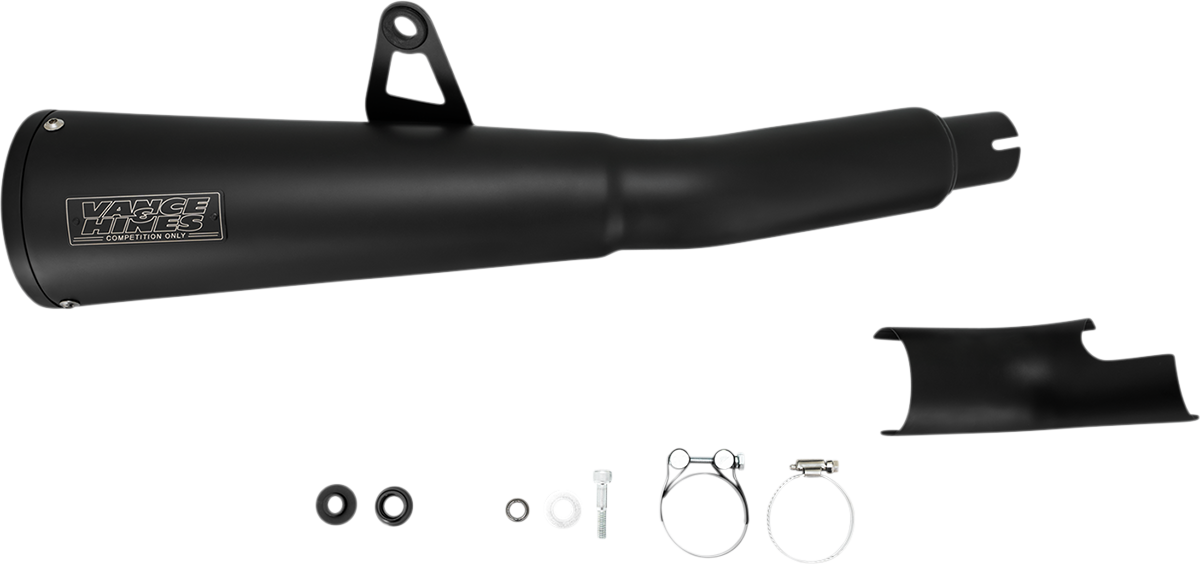 Upsweep Slip-On Muffler - Black - Rebel 1100