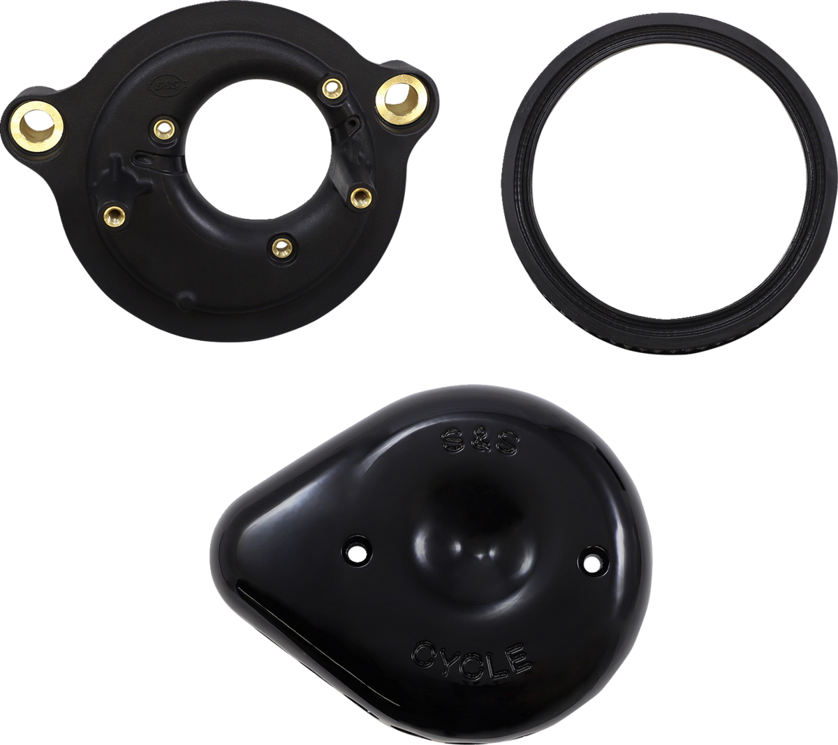 Mini Teardrop Stealth Air Cleaner Kit - Gloss Black