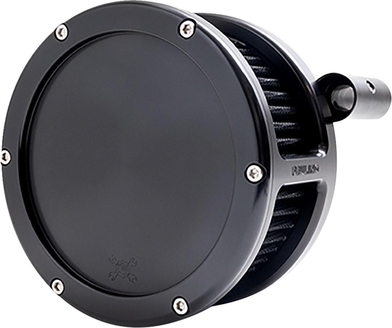 BA Air Cleaner Kit - Black With Black Filter - '93-'99 Evolution Big Twin