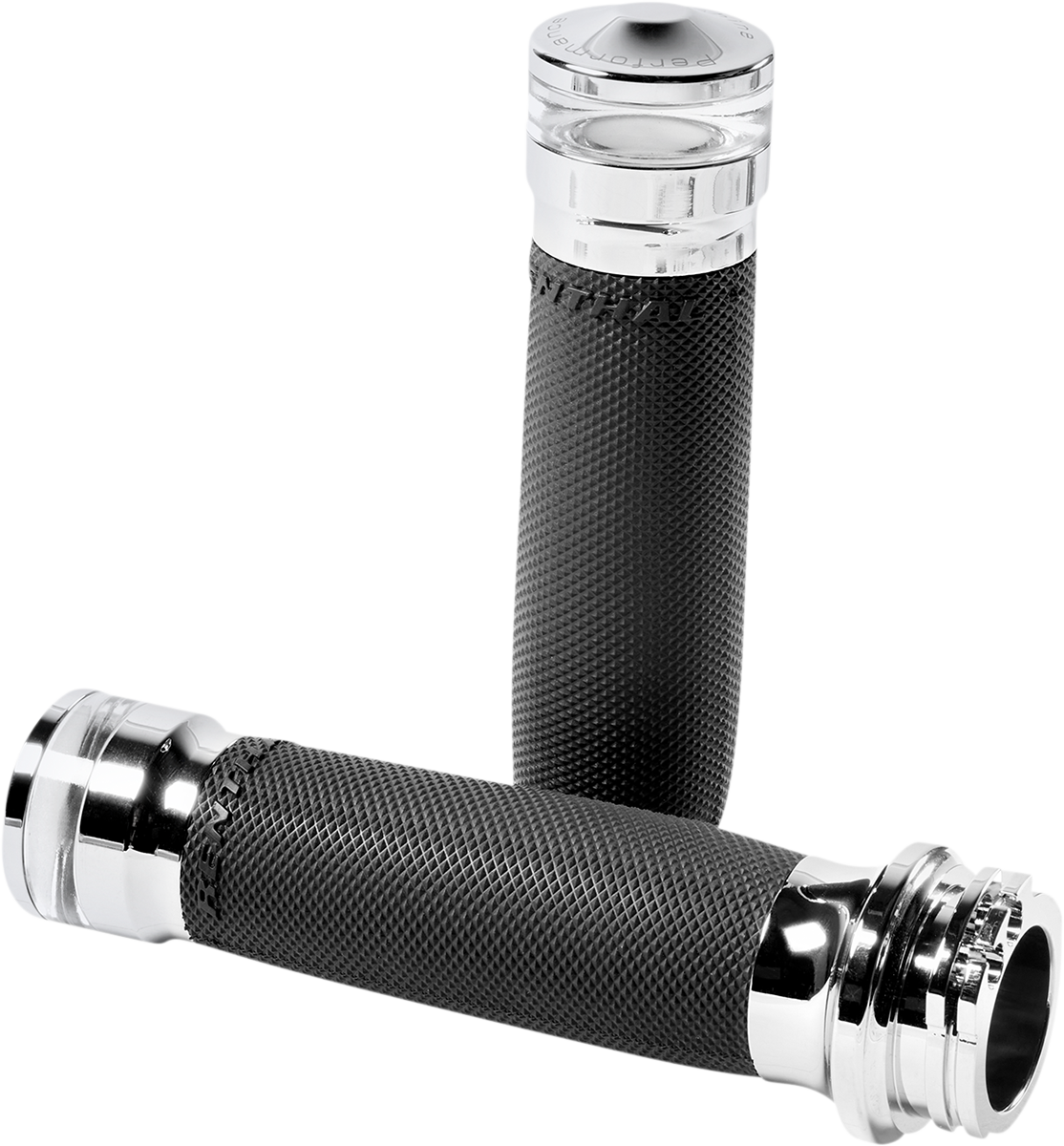 Vision Series Contour LED Turn Signal Grips - Cable - Chrome