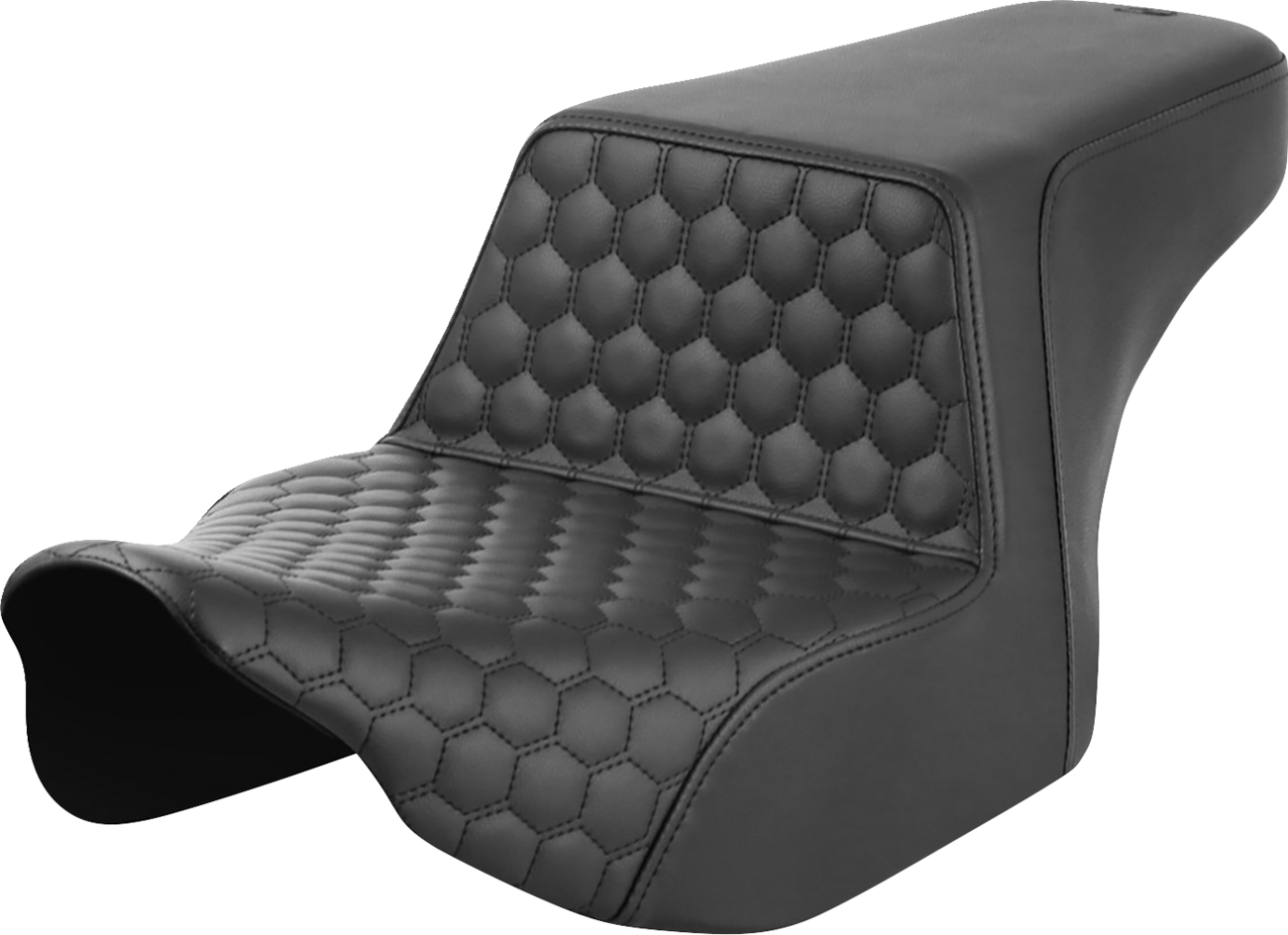 Step-Up Seat - Front Honeycomb - Black Stitching - FL '23-'24