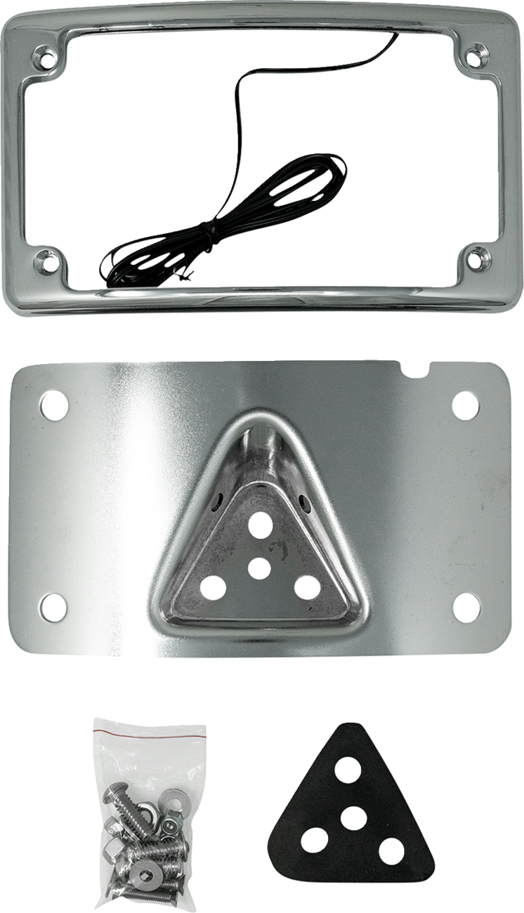 Curved Laydown License Plate Kit
